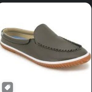 JBU by Jambu Torino slip on mule garden ready brown olive green shoes sz 9